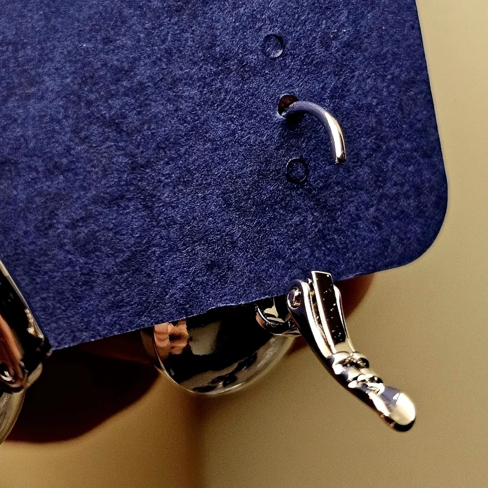 Swarovski Element NEW ClearTearDrop Loop Dangle earrings LeverbackWeddi ng Gift!